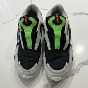 Nike Air Max Sneakers - Black, Green, and Gray